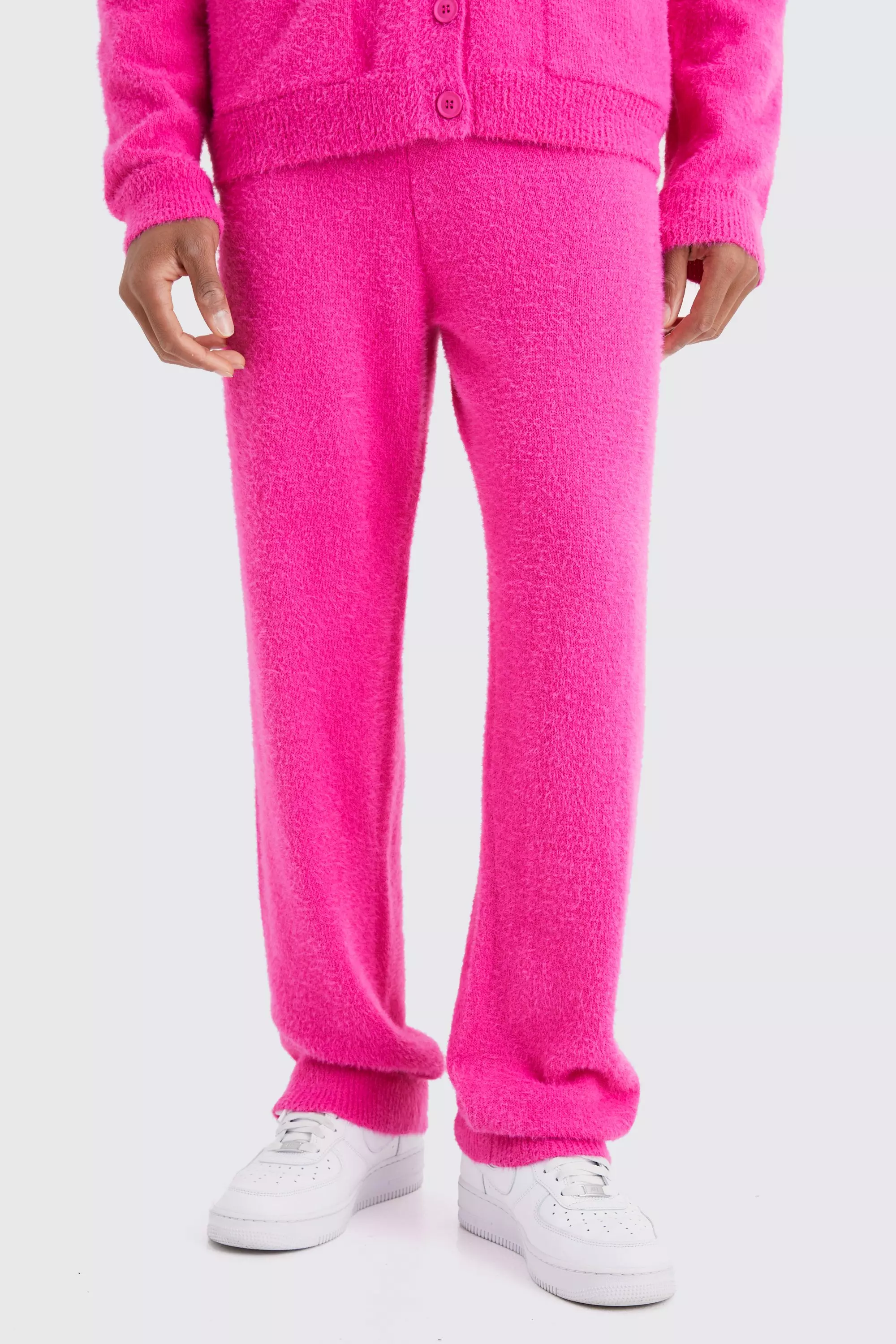 Pink 2025 fluffy joggers